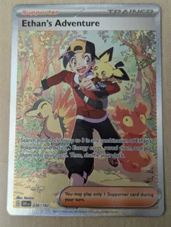 Pokemon card Ethan's Adventure SV10: Destined Rivals #236 SIR Near Mint - Image 1