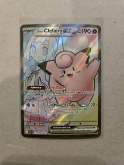 Pokemon TCG Lillie's Clefairy EX Journey Together 173/159 Single Card - Image 1