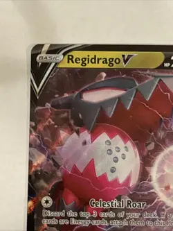 Pokemon TCG Regidrago V Sword & Shield Promo SWSH281 Black Star Promo NM - Image 2