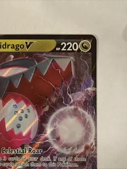 Pokemon TCG Regidrago V Sword & Shield Promo SWSH281 Black Star Promo NM - Image 3