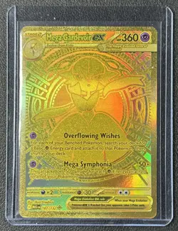 MEGA GARDEVOIR EX 2025 POKEMON EVOLUTION #187/132 HYPER RARE B - Image 1