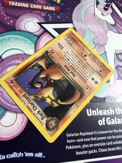 2000 Pokemon Team Rocket Dark Charizard #21/82(unplay)-non Holo Nm-MnT~Nice - Image 2