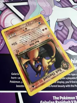 2000 Pokemon Team Rocket Dark Charizard #21/82(unplay)-non Holo Nm-MnT~Nice - Image 4