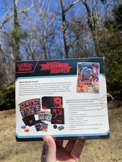 Pokemon TCG Destined Rivals Pokemon Center Elite Trainer Box ETB (Tear) - Image 3