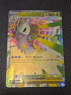 Pokemon TCG Mega Meganium EX 10/217 Holo Rare Ascended Heroes Near Mint English - Image 1