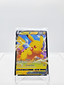 2021 Pokemon Black Star Promo Holo Pikachu V SWSH061 - Image 1