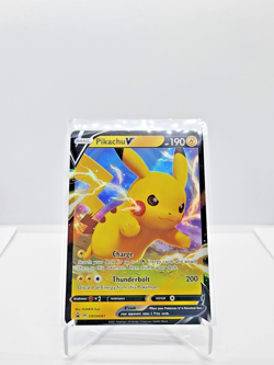 2021 Pokemon Black Star Promo Holo Pikachu V SWSH061 - Image 3