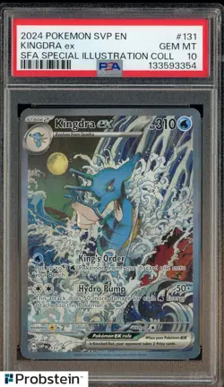 2024 Pokemon SVP EN SFA Special Illustrastion Rare #131 Kingdra ex PSA 10 - Image 1