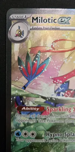 Pokemon TCG Surging Sparks Milotic ex 237/191 Special Illustration Rare - Image 3