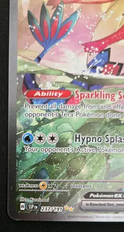 Pokemon TCG Surging Sparks Milotic ex 237/191 Special Illustration Rare - Image 4