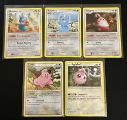 NM Vintage Pokemon TCG Colorless Baby Evolutions Lot Of 5! - Image 1