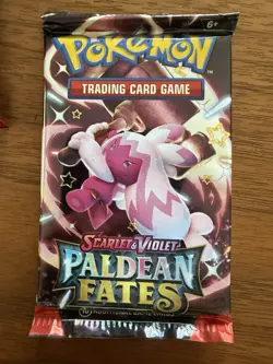 16 Packs! Pokemon TCG Paldean Fates Booster Packs Lot Of 16 Sealed Loose - Image 2