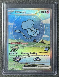 MEW EX 2024 POKEMON PALDEAN FATES #232/091 SPECIAL ILLUSTRATION RARE SIR - Image 1
