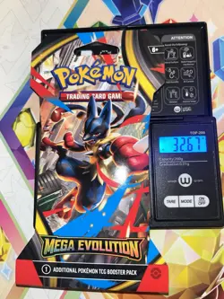 (VERY HEAVY) 32.67g Pokemon TCG Mega Evolution Sleeved Booster Pack (SEALED)✅ - Image 1