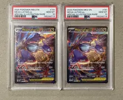 Pokemon TCG Mega Latias EX 181/132 Mega Evolution *Sequential Pair* PSA 10 - Image 1