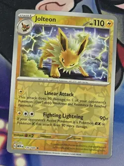 Pokemon TCG Jolteon 135/165 - SV: Scarlet & Violet 151 Reverse Holo - Image 1