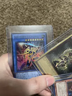 Yugioh 3 Card Lot Black Luster Soldier IOC 25th/ Custom Gold/Ocg Black Luster. - Image 4