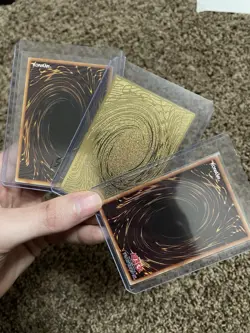 Yugioh 3 Card Lot Black Luster Soldier IOC 25th/ Custom Gold/Ocg Black Luster. - Image 5