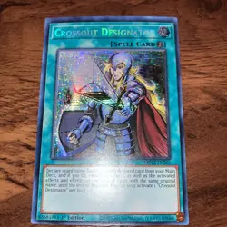 Yugioh CROSSOUT DESIGNATOR Prismatic Secret Rare MP22-EN265 Near Mint - Image 2