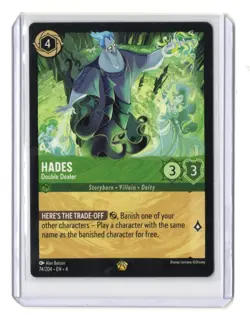 Disney Lorcana Hades Double Dealer 74/204 Legendary Non Foil Ursula's Return - Image 1