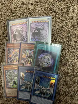 Yugioh Card Lot Of 8 Alliance Insight Holos/thunder God/mitsurugi/star Ryzeal - Image 1
