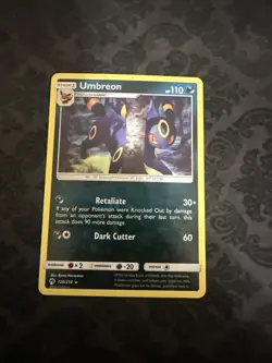 Umbreon 120/214 Rare SM - Lost Thunder Pokemon Card - Image 1