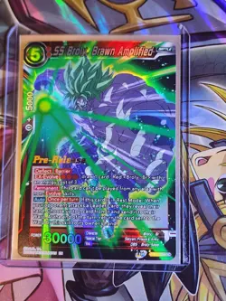 SS Broly Brawn Amplified Pre Release Foil - Dragon Ball Super Card Game - Image 1