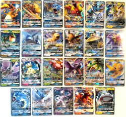 Japanese Pokemon GX full art bulk lot of cards from various Sun & Moon sets - Image 1