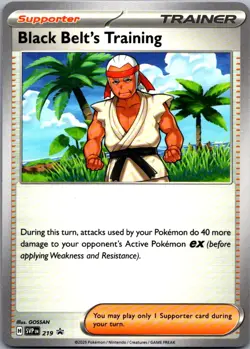 SV: Scarlet & Violet Promo Cards #219 Black Belt's Training - Image 1