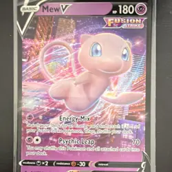 The Pokemon Company Mew V Crown Zenith Ultra Rare Holo 060/159 Pokemon Card - Image 1