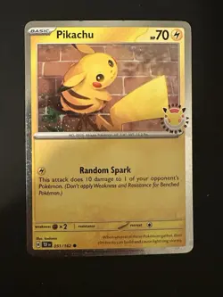 Pikachu 051/162 Holo Stamped Pokemon Day 2026 Promo Pokemon Card - Image 1