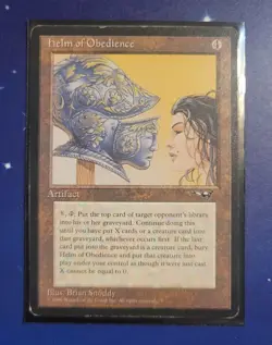 Helm of Obedience Alliances MtG Card Magic the Gathering Reserved List CCG TCG - Image 1