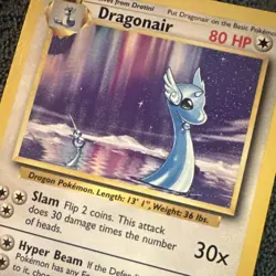 Dragonair 18/102 Base Set Uncommon Wizards of the Coast Pokemon Card TCG 1999 NM - Image 2