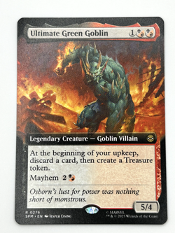 MTG - Ultimate Green Goblin- BORDERLESS - SPM 276 - NON FOIL - NM - Image 1