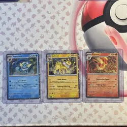 Prismatic Evolutions Poster Collections Cosmos Holo Promos 167, 168, 169 M/NM - Image 1