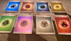Holo Energy Set - SWIRL ON EACH - Pokemon TCG 151 SVE EN 001-008 - Near Mint - Image 2