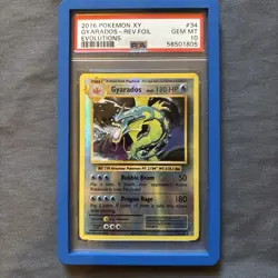 2016 Pokemon XY Evolutions #34 Gyarados Reverse Foil PSA 10 GEM MINT - Image 1