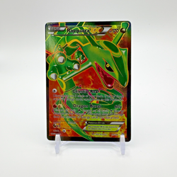 2012 Pokemon Black & White Dragons Exalted EX Rayquaza 123/12 Full Art Holo Rare - Image 1