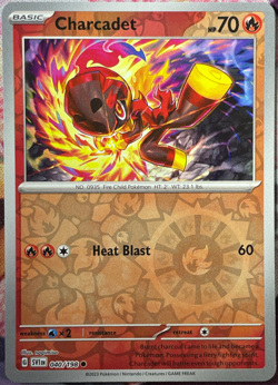 Charcadet Reverse Holo - 040/198 - Scarlet & Violet Base Pokemon 2023 - Image 1