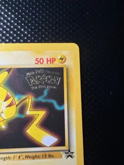 Pikachu #4 - LP - The First Movie Black Star Promo Card 1999 - Pokemon TCG - Image 3