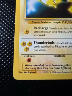 Pikachu #4 - LP - The First Movie Black Star Promo Card 1999 - Pokemon TCG - Image 5
