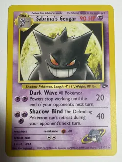 Pokemon TCG Sabrina's Gengar Gym Challenge 29/132 Non Holo Rare English LP - Image 1