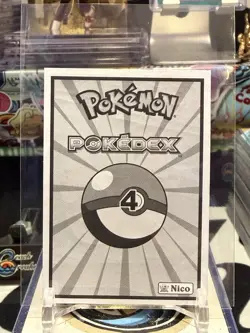 Pokemon Pokedex Nico Sticker #4 Charmander Holo Rare Vintage CO 13W - Image 2
