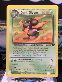 Pokemon TCG 36/82 Dark Gloom Team Rocket NM UnCommon LC 8U - Image 1