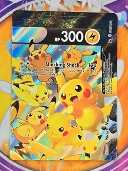 🔥Pikachu V-Union SWSH140 Black Star Promo Holo Pokemon Sword & Shield 2021 LP📈 - Image 1