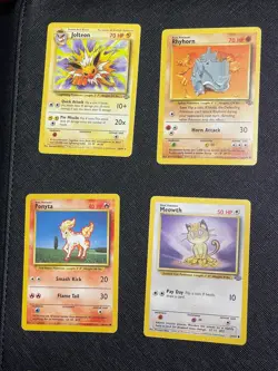 Vintage Pokemon Binder Collection Base Set NM-HP Condition 1999 WOTC TCG Lot #14 - Image 5