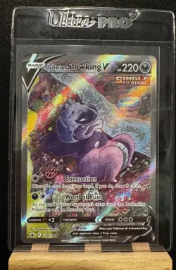 Pokemon Galarian Slowking V Sword & Shield Chilling Reign Alternate Art 179/198 - Image 1
