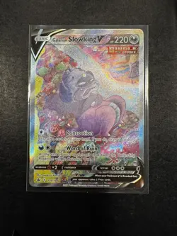 Pokemon Galarian Slowking V Sword & Shield Chilling Reign Alternate Art 179/198 - Image 4