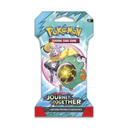 Pokemon Journey Together Scarlet & Violet Booster Pack Factory Sleeved - Image 1
