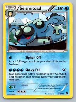 Pokemon TCG XY - BREAKpoint Seismitoad 35/122 - Image 1